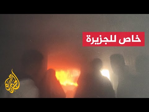 شاهد| اللحظات الأولى بعد قصف الاحتلال مركزا صحيا للأونروا وسط مخيم جباليا