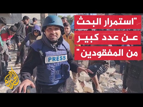 مراسل الجزيرة: استشهاد 15 شخصا وجرح وفقدان العشرات في 3 غارات إسرائيلية على مناطق عدة في دير البلح