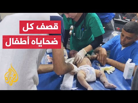 استشهاد طفل وإصابة آخرين إثر قصف إسرائيلي استهدف منزلا بمخيم النصيرات وسط غزة
