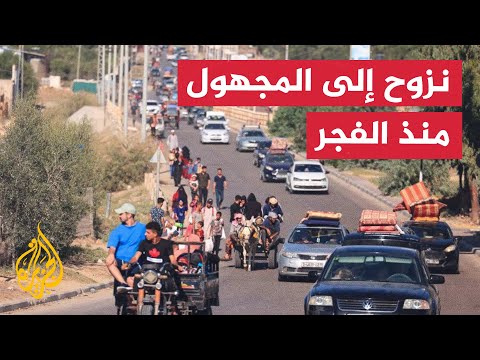 فلسطيني يوثق نزوحه وبحثه عن مكان منذ الفجر