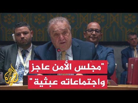 مندوب الجزائر: المجازر في غزة تحدث بسبب المساعدات السخية التي تقدم للمعتدي الإسرائيلي