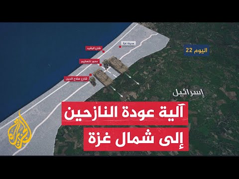 تعرف على تفاصيل الاتفاق الذي ينص على عودة النازحين من جنوب قطاع غزة إلى شماله