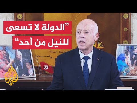 الرئيس التونسي: مسؤولون في الدولة يحاولون تأجيج الأوضاع في البلاد